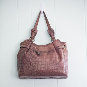Jessica Simpson Brown Satchel Purse